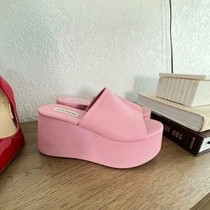 Steve Madden Pink Platforms